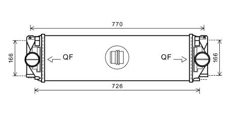 Ava db інтеркулер sprinter 09- MSA4582 AVA
