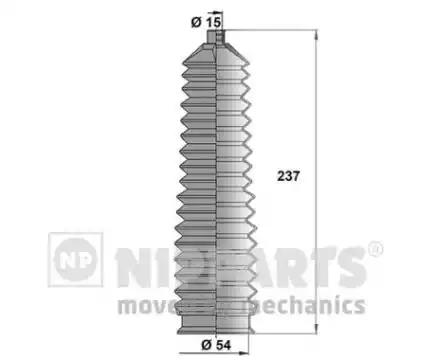 Комплект гофрованих кожухів, механізм рульового... J2840304 NIPPARTS