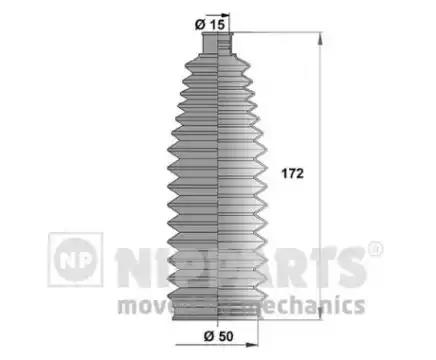 Пильовик рульового механізму J2842023 NIPPARTS