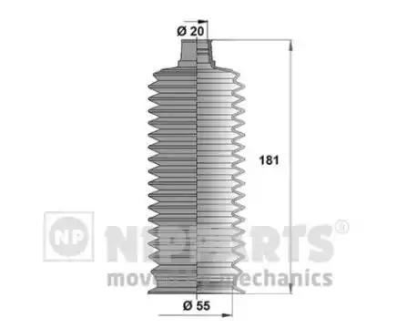 Пильовик рульового механізма J2842026 NIPPARTS