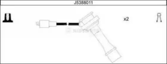 Комплект проводів високої напруги J5388011 NIPPARTS