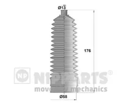 Пильовик рульового механізма N2844028 NIPPARTS