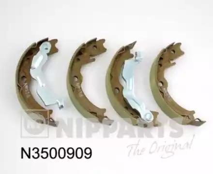 Комплект гальмівних колодок, стоянкове гальмо N3500909 NIPPARTS