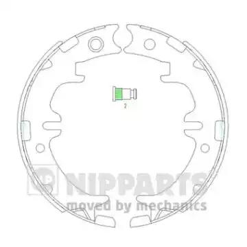 Гальмівні колодки N3502083 NIPPARTS