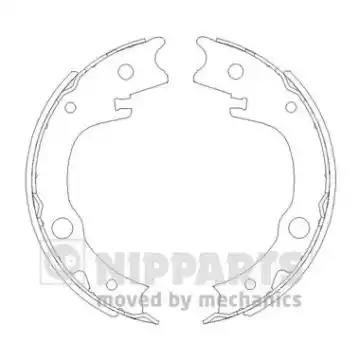Гальмівні колодки N3502086 NIPPARTS