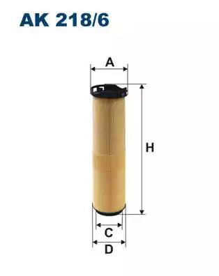 Воздушный фильтр AK2186 WIX FILTERS