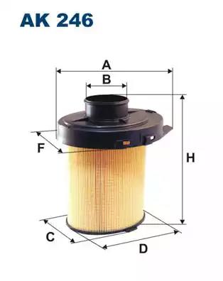 Воздушный фильтр AK246 WIX FILTERS