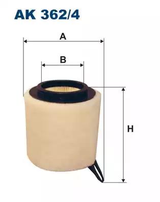 Воздушный фильтр AK3624 WIX FILTERS