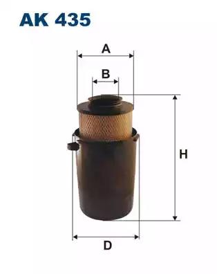 Воздушный фильтр AK435 WIX FILTERS