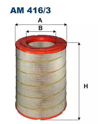 Воздушный фильтр AM4163 WIX FILTERS