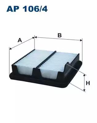 Filtron honda фільтр повітря jazz 08- 17216760 AP1064 WIX FILTERS