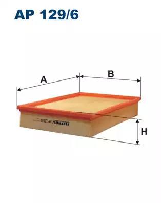 Воздушный фильтр AP1296 WIX FILTERS