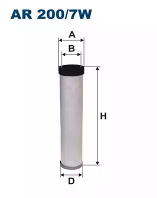 Фильтр добавочного воздуха AR2007W WIX FILTERS