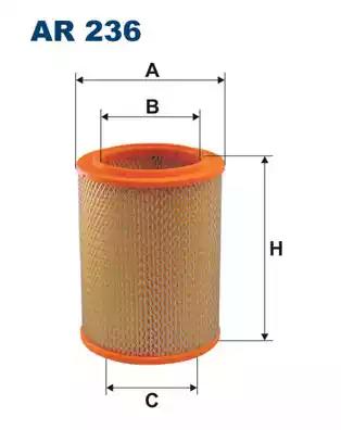 Воздушный фильтр AR236 WIX FILTERS