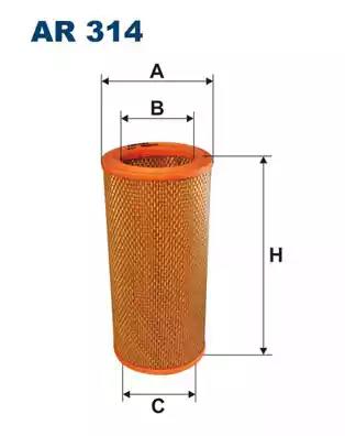 Воздушный фильтр AR314 WIX FILTERS