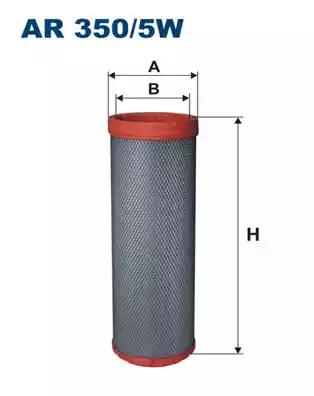 Фільтр вторинного повітря AR3505W WIX FILTERS