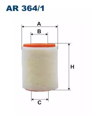 Воздушный фильтр AR3641 WIX FILTERS