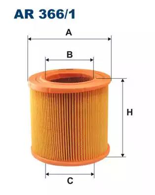 Повітряний фільтр AR3661 WIX FILTERS