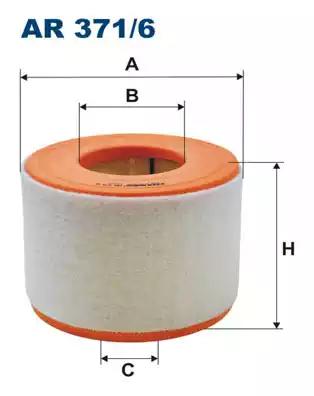 Filtron audi фільтр повітряний a6 c7 1.8 13- a7 sportback 1.8 14- 1221637831 AR3716 WIX FILTERS