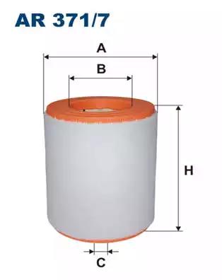 Воздушный фильтр AR3717 WIX FILTERS