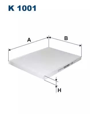 Фильтр воздух во внутренном пространстве K1001 WIX FILTERS