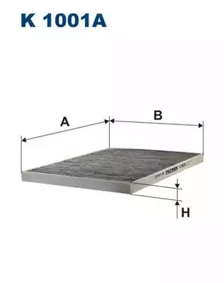 Фильтр воздух во внутренном пространстве K1001A WIX FILTERS