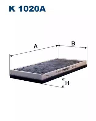 Фильтр воздух во внутренном пространстве K1020A WIX FILTERS