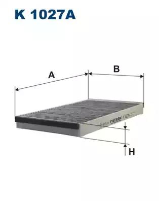 Фільтр, повітря у салоні K1027A WIX FILTERS