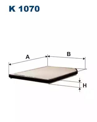 Фильтр воздух во внутренном пространстве K1070 WIX FILTERS