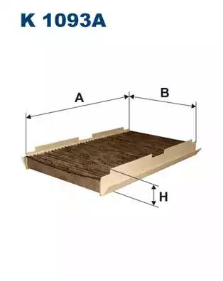 Фильтр воздух во внутренном пространстве K1093A WIX FILTERS