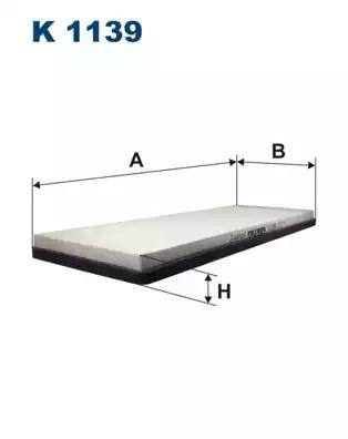 Фильтр воздух во внутренном пространстве K1139 WIX FILTERS
