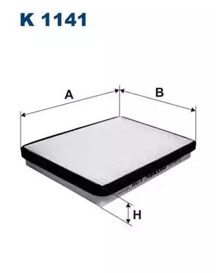 Фильтр воздух во внутренном пространстве K1141 WIX FILTERS