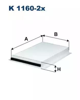 Фильтр воздух во внутренном пространстве K11602X WIX FILTERS