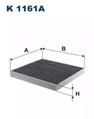 Фильтр воздух во внутренном пространстве K1161A WIX FILTERS