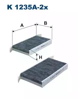 Фильтр воздух во внутренном пространстве K1235A2X WIX FILTERS