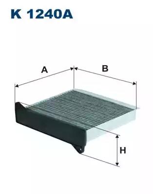 Фильтр воздух во внутренном пространстве K1240A WIX FILTERS