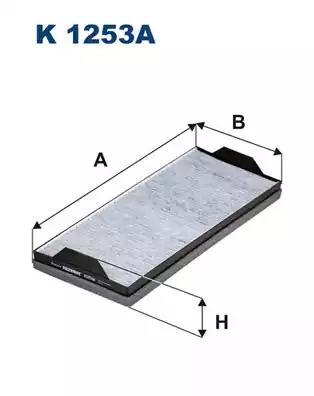 Фільтр, повітря у салоні K1253A WIX FILTERS