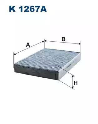 Фильтр воздух во внутренном пространстве K1267A WIX FILTERS