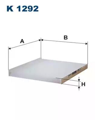 Фильтр воздух во внутренном пространстве K1292 WIX FILTERS
