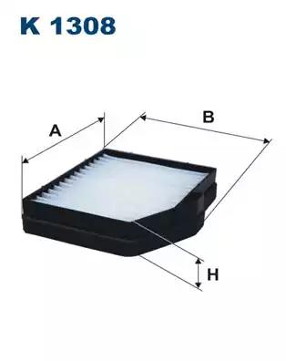 Фильтр воздух во внутренном пространстве K1308 WIX FILTERS