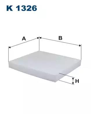 Filtron ford фільтр салону ranger 2.2tdci 11- 21523430 K1326 WIX FILTERS