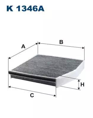 Фильтр воздух во внутренном пространстве K1346A WIX FILTERS