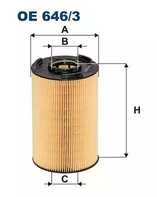 Filtr oleju man tgs tgx OE6463 WIX FILTERS