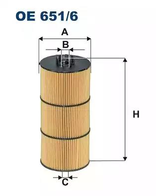 Filtr oleju OE6516 WIX FILTERS