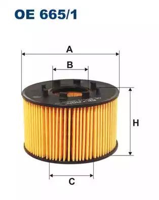 Масляный фильтр OE6651 WIX FILTERS
