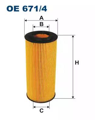 Масляный фильтр OE6714 WIX FILTERS