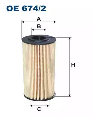 Масляный фильтр OE6742 WIX FILTERS
