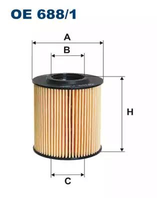 Масляный фильтр OE6881 WIX FILTERS