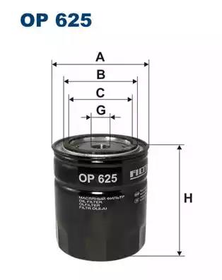 Фільтр оливний OP625 WIX FILTERS