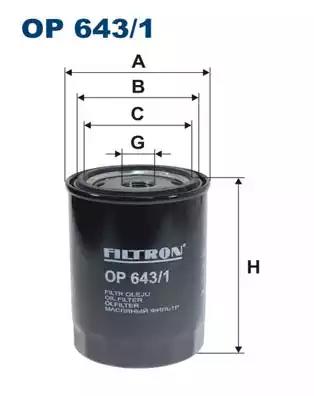 Масляный фильтр OP6431 WIX FILTERS
